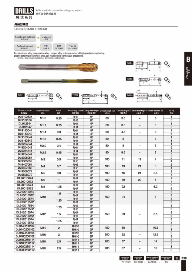 长柄型螺纹硬质合金挤压丝锥.png